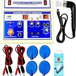 NARAYANI TRADERS Solutions Ultrasonic With T.E.N.S. Combo Electrotherapy Physiotherapy Machine Massager Combo | With 1 Year Warranty, Multi-30