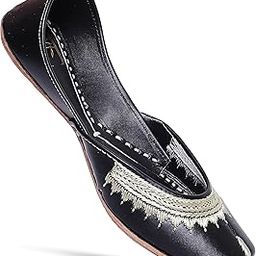 Black Zari Women's Jutti, Mojari Traditional Punjabi Jutti, Ethnic Shoes Handmade Leather Punjabi Jutti, Embroidered Rajasthani Jaipuri Wedding Bridal Jutti-image-71