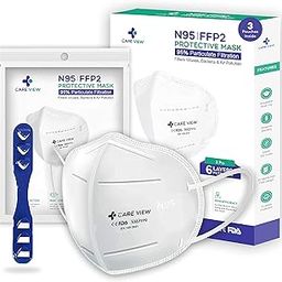 Careview N95 CV1221 Ear Loop Style Unisex N95 Mask- White (Pack of 3)-image-15
