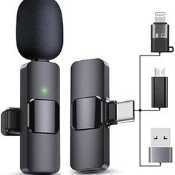 TP_Plus 2.4 ghz Omnidirectional Wireless mic Noise cancallation 65 Meter Range Plug & Play for Andriod/Type-c/iPhone/for YouTube Facebook, Vlog, Other Social Media Platform (K8 Mic)-image-127