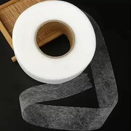 AYANSH e-store Roll Fabric Fusing Tape Double Sided Adhesive Hem Tape Iron on Tape (White)-image-99