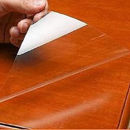 SIA VENDORS Clear Contact Paper Tile Glossy Self-Adhesive Film Cover Removable Protective Film Transparent Waterproof Liners Drawers Shelves Kitchen Cabinets Desks Fridge Roll (23x120 Inch)-picture-13
