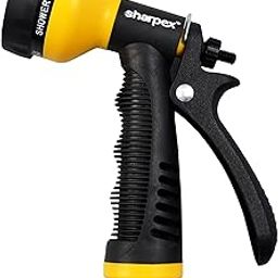 Sharpex High Pressure Water Gun Nozzle Spray for Garden Hose, Lawn, Car Washing, Bike Washer, Pets Cleaning Sprinkler Water Gun - Heavy Duty Multi Adjustable Sprayer Nozzle for Pipe (Yellow), Plastic-image-19
