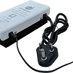 Bectro CCTV Power Supply SMPS 4 Channel 12V 5 Amp Max. Output with Voltage Booster Technology, Metal Body Single Wire Output-5