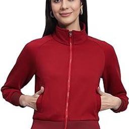 Sweatshirt, Fleece Sweatshirt, Solid Sweatshirt, High Neck Sweatshirt, Full Sleeve Sweatshirt, Sweatshirt for Women-image-68