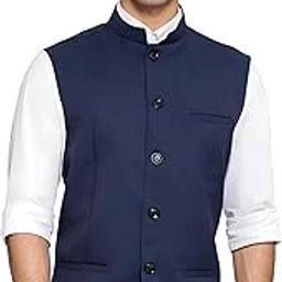 Nehru Jacket, Bandi Modi Koti for Men, Cotton Waistcoat for All Occasion: Diwali, Wedding, Ethnic, Office Party, Formal and casual Look-image-6