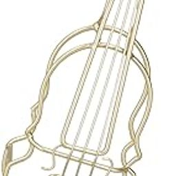 Wnvivi Metal Violin Ornament,Modern Iron Art Line Musical Instrument Statue,Miniature Violin Model for Desk Dollhouse Decoration-image-5