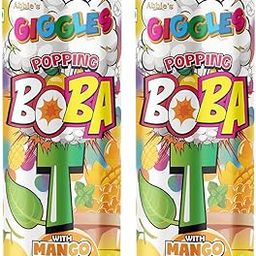 Abbie's Giggles Mango Popping Boba Bubble Tea Drink, 320ml Pack of 2, Ready to Serve Beverage-image-44