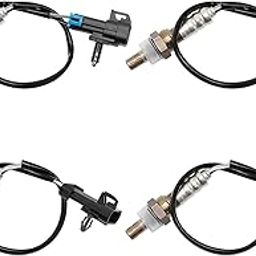 O2 Oxygen Sensor Upstream Downstream 4Pcs Replacement for Chevy Suburban Express GMC Sierra Yukon & More Replaces# 234-4012, 234-4018-image-22
