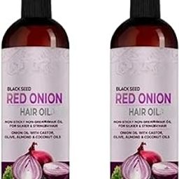 Onion Black Seed Hair Oil (Pack of 2) | Hair Fall Control & Growth Booster | Nourishing & Strengthening Formula for All Hair Types-image-41