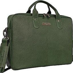 Jack Green Leather Laptop/Messenger Bag for Men-image-92