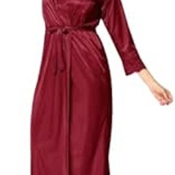 Siami Apparels Solid Satin Nighty/Night Wear Sets with Robe | Attractive & Stylish | for Women (2 PC Nighty Set)-image-14