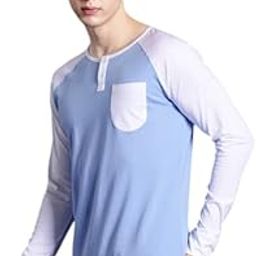 Men Colourblocked Pure Cotton Pocket T-Shirt-picture-5