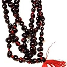 SRI YAGNAA - Black Guriginjala Mala - 108 Beads Mala - Guriginja Mala - Natural Black Gunja Mala - Kala Gunja Mala - Chirmi Mala-image-23