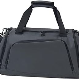 MERISHOPP® Travel Duffle Bag Waterproof Multifunctional Gym Bag for Gym Fitness Workout Gray|Sporting Goods | Fitness, Running & Yoga | Gym Bags|1 Gym-image-52