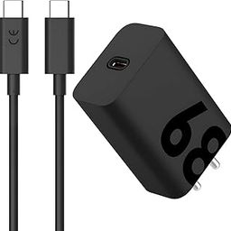 Original Motorola 68W Turbo Power Charger for Motorola Edge 60 Pro/Edge 60 Stylus/Razr 50 Ultra/Moto G84/G54/Moto E40/Moto G35/Edge 40 Neo with 3.3FT Type C Fast Cable-image-35