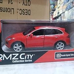 Die-Cast Collector's Edition Model Car, 1:32 Scale, Metal & Rubber Wheel (Porschee Cayenne Turbo)-image-93