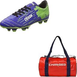 Sports Bag Adena Red With Gowin Football Shoe Crush Blue Green Size-6-14