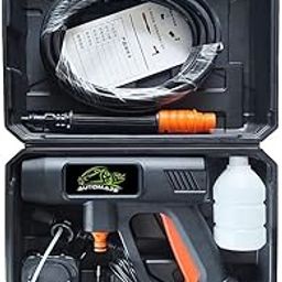 Automaze Upgraded Cordless Rechargeable Pressure Washer, Portable Power Cleaner with 35 Bar Pressure for Washing Cars/Boats/Deck/Fences(1 X 24V Battery)-picture-17