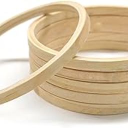 Asian Hobby Crafts Wooden Ring for DIY Crafts, Embroidery, Dream Catchers, Macrame Projects, and Creative Hobby Crafts|Set of 6 (12 Inch)-picture-26