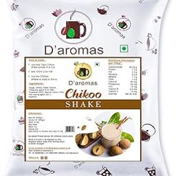D'aromas Chikoo Shake Premix, Instant Milkshake Powder - 500g, Ideal for Parties, Wedding, Café, Restaurant-image-21