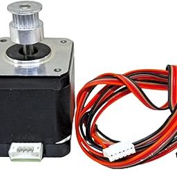 INVENTO 1Pcs Nema 17 5 Kg-cm Bipolar Stepper Motor with 20 teeth GT2 Pulley for CNC Robotics RepRap 3D Printer-19
