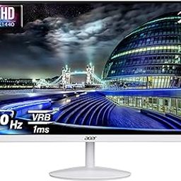 Acer SA272U G 27 Inch WQHD 2560 x 1440 IPS Backlit LED Monitor | 120Hz Refresh, 1ms VRB Response, HDR10, AMD FreeSync | Ultra Slim 7.2mm Design | 2xHDMI, 1xDP, Stereo Speakers | Eye Care | White-11