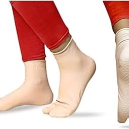 zency Heelcare Premium Heel And Foot Protector Moisturizing Waterproof Socks For Cracks Heel & Callous Remover|Swelling & Pain Relief, Heel Care|Anti Crack Heel Socks For Men And Women (L, 2),Skin-image-35