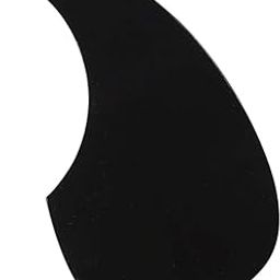 FLARE Acoustic Guitar Pickguard Self-Adhesive Duck Anti-Scratch PVC Mirror Effect Durable Sticker for Guitars (Black)-image-48