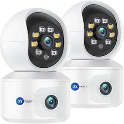 Maizic Smarthome Supercam 5+5 MP CCTV Camera 360° Security Wi-Fi Camera for Home, Pan & Tilt, Color Night Vision 20M, Smart Motion Tracking, 2-Way Talk (S- Pack of 2 Supercam WiFi Indoor)-picture-26