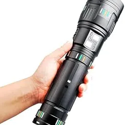 COBA 518 High Power Rechargeable LED Torch with 2km Range – Ultra Bright Flashlight with Zoom, Long Battery Backup, Waterproof, Multipurpose Torch for Home, Outdoor, Travel & Emergency-picture-16
