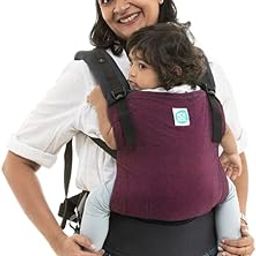 Kol Kol Baby Carrier Bag, 100% Hand Woven Cotton, Light-Weight, Safe & Ergonomic Baby Carry Bag & 2 Carry Positions, for 4 Months to 3 Year Old Baby, Ink - Suitable for Men & Women Without Hood-image-32