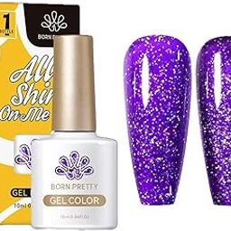 BORN PRETTY UV Gel Polish from BELLE GAGA Silky White Series Nail Polish Soak Off UV LED Nail Lamp Gel Polish Nail Art Manicure Salon DIY at Home (CG116, 10ml)-33