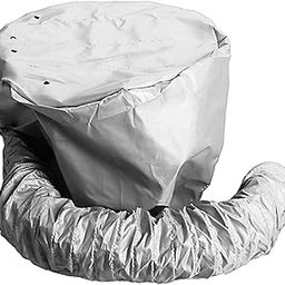 SAZ DEKOR® Soft Bonnet Hood for Hand Held Hair Dryer Natural Curly Textured Hair Silver| Scarf | Cap | Face for Sunglasses | Eye Glasses Holder | Hat Display Model Stand |-image-45