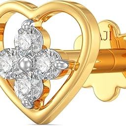 Pride Diamond Collection 18k Yellow Gold and Diamond Nose Pin-image-70