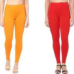 Solid Ankle Length Leggings Combo for Women_435_XS_15547_Bz Multicolour-picture-39
