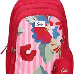 Lynda Pink Backpack for Women, 19 inch bags for Girls, Water Resistant and Lightweight. 3 compartment bag with Happy Pouch. 36 litres.-picture-50