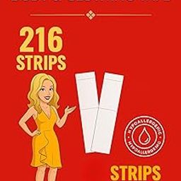216 Strips Double Sided Tape for Fashion, Clothing and Body Tape | All Day Strength Invisible Dress Tape for women | Gentle to stick on Skin and clothes | Transparent (216 Strips)-image-97