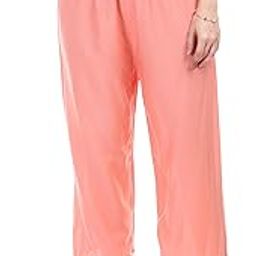Women's Peach DOT Lace Rayon Straight Pants | Soft & Stylish Casual Palazzo for Summer | Ethnic Bottoms for Girls & Women | Elastic Waistband | Comfortable-image-26