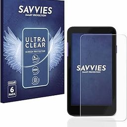 Savvies 6x Screen Protectors Compatible with Zettle Terminal Screen Protector Ultra Transparent-25