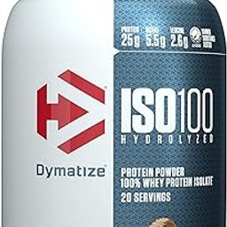 Dymatize ISO 100 Hydrolyzed Whey Protein Isolate Powder (650G,Gourmet Chocolate)-image-1