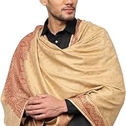 Men's Woolen Lohi/Shawl (MS-991, Dark Beige), 112cm x 225cm-image-19