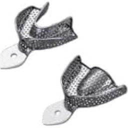 Dental Tool Rim Lock Impression Tray Dentulous Perforated Large (Pack Of 1 Pair)-36
