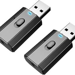 MERISHOPP 2X USB 5.0 Audio Transmitter Receiver Adapter for Tv Pc Car Aux|Computers/Tablets & Networking | Home Networking & Connectivity | USB Bluetooth Adapters/Dongles-image-68