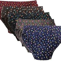 Women's Printed Panties (Pack of 5 Soft Cotton | Comfortable Fit | Stylish & Breathable (Colours May Vary)-picture-10