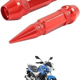 LOVMOTO Universal 2PC Spiked Aluminum Stem Valve Caps Dustproof Tire Wheel Stem Caps for Cars,SUVs,Trucks Bicycles and Motorcycles Comfortable with Dis-Cover 125-image-81