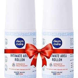 Derm & More Intimate Area Underarm Rollon For Men | Cucumber, Aleovera, Teatree | White Musk Fragrance | Prevent odour, Protect from Rashes Itching Irritation, Prevent Infection | Alcohol Free | 50 ml (Pack of 2)-23