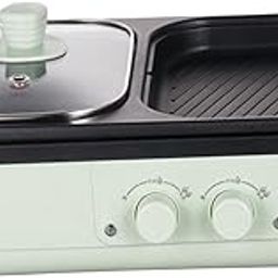 MYADDICTION Electric Hot Pot with Grill Electric Frying and Roasting Stove for Home Soup-12
