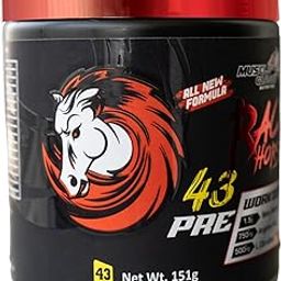 Race Horse Pre-Workout/Kacha Aam /43 Servings / 151 Gm-21