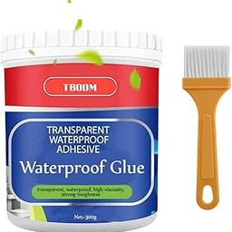 TBOOM Waterproof Glue, Roof Water Leakage Solution, Waterproof Coating, Roof Waterproofing, Water Proof Glue, Crack Seal, Liquid Rubber for Waterproofing, Wall Glue- 300g-image-5